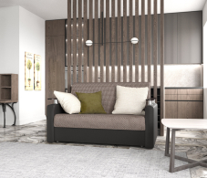 Диваны с ящиком для белья, Диван-кровать Шарм 140, корфу/экокожа