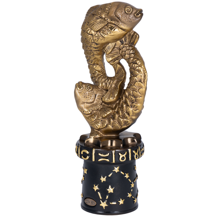 Декор для гостиной, Статуэтка Знак зодиака Рыбы (20.02-20.03)