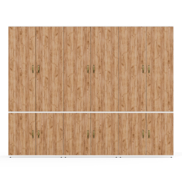 Набор бельевых шкафов Лидер-8 20Б три штуки