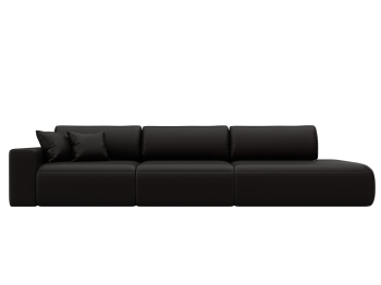 Диван прямой Лига-036 НПБ Модерн Лонг подлокотник слева, экокожа GRIFON