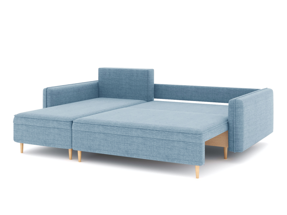 Диваны угловые в гостиную, Диван-кровать угловой Рон еврокнижка-пантограф, рогожка Люкс