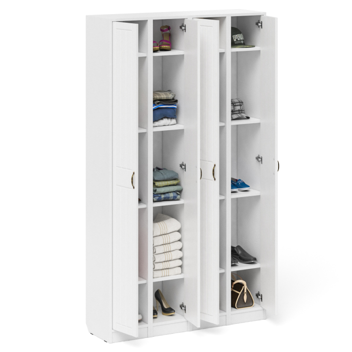 Прихожие, Пеналы для прихожей в общий коридор П-6 МДФ фрезеровка прованс