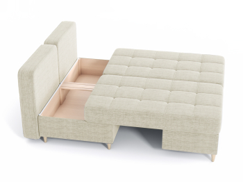 Диван-кровать угловой Оливер 2 еврокнижка-трансформер, рогожка