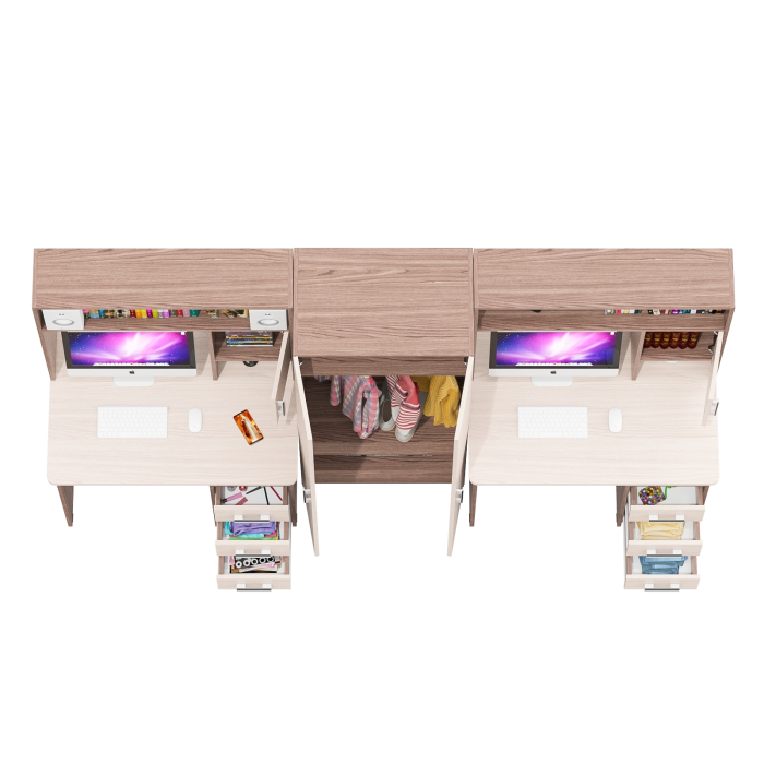 Домашние кабинеты, Место для учёбы для двоих детей СК-9