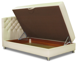 Кровать тахта Премиум 90  с подъемным механизмом, экокожа