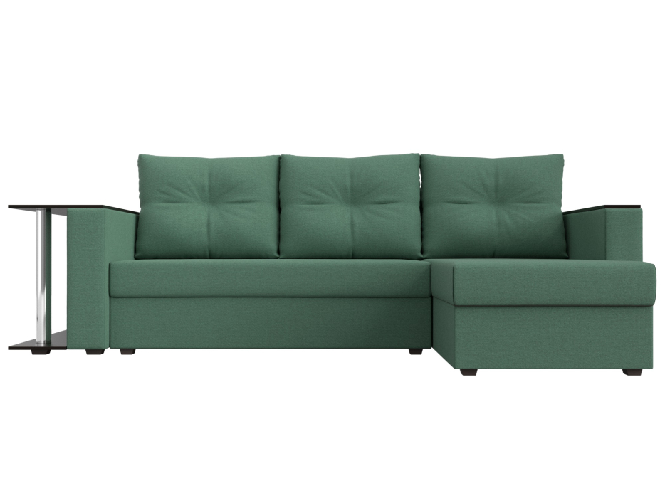 Диваны угловые в гостиную, Угловой диван Атланта правый угол, рогожка Амур