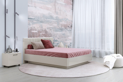 Модульная система Грейс Кровать КР-4014  Серый Кашемир