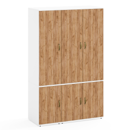 Глубокий шкаф платяной и пенал для одежды Лидер-8