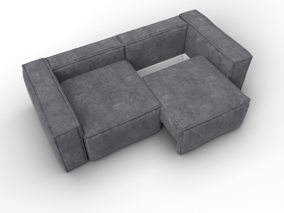 Диваны с ящиком для белья, Диван прямой Лига-081 НПБ, велюр BRUT