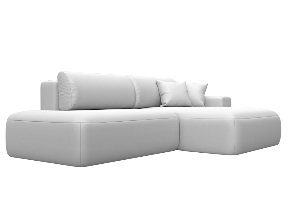 Диваны угловые в гостиную, Диван угловой Лига-036 НПБ Модерн правый угол, экокожа GRIFON 