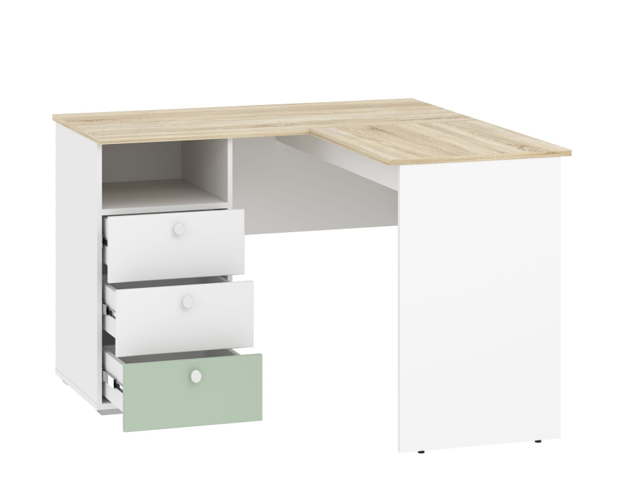 Детские столы, Банни НМ 041.41 Стол письменный угловой