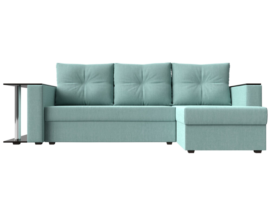 Диваны угловые в гостиную, Угловой диван Атланта правый угол, рогожка Амур