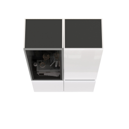 Сидней Шкаф-пенал с дверками и шкаф-витрина 13.201