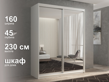 Шкаф-купе 2х дверный Кааппи 1 160х45