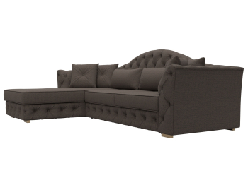 Диван угловой Артис левый угол, рогожка Амур