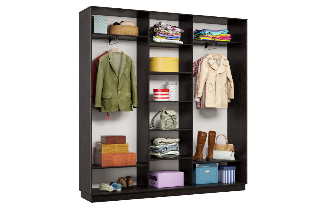 Шкафы-купе 3-х дверные, Шкаф-купе Премьер Лайт 43 (08;08;08) трехдверный