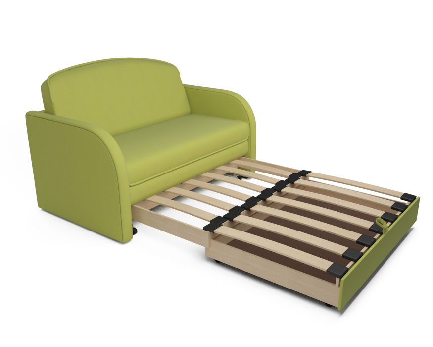 Диваны кровати со спальным местом, Диван прямой выкатной Малютка (Рогожка)