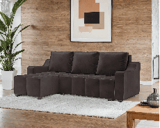 Диваны угловые в гостиную, Диван угловой Берн (Бархат)