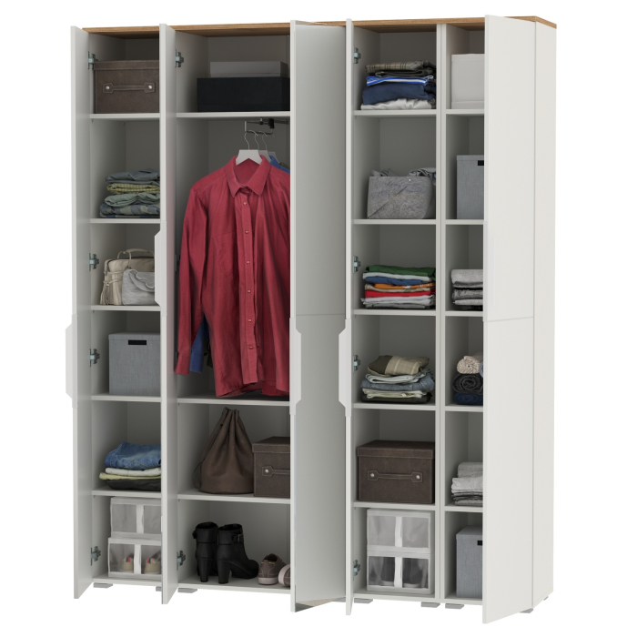 Прихожие, Набор шкафов для компактной прихожей Октава № 2