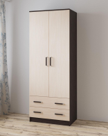 Шкафы двухстворчатые, Шкаф Лагуна 80 см