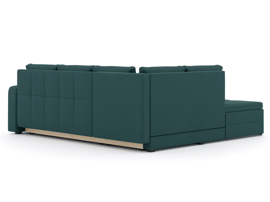 Диваны угловые в гостиную, Диван-кровать угловой еврокнижка Бромен, рогожка