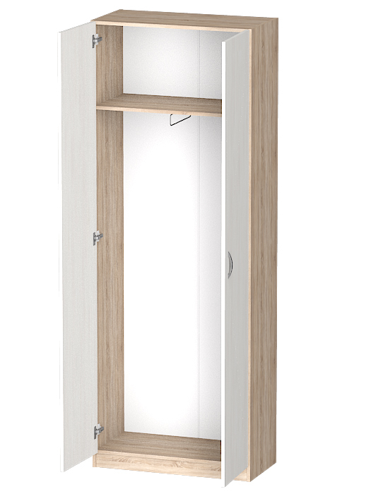 Для одежды, Распашной шкаф Лайф для одежды 80*40*215 Дуб сонома
