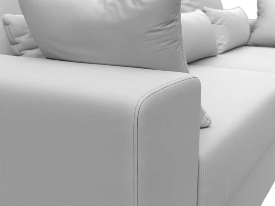 Диваны выкатные, Диван прямой Майами, экокожа