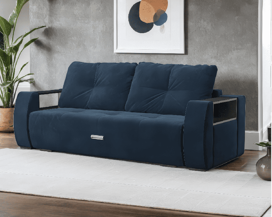 Диваны кровати со спальным местом, Диван прямой еврокнижка Мальтида (Велюр)