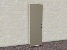 Шкафы одностворчатые, Модульная система Грейс Шкаф ШК-5077  Ясень Асахи