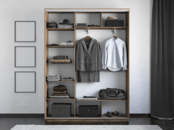 Шкаф-купе Экспресс 3-х дверный Фотопечать Квадрат Стекла 180х45х240