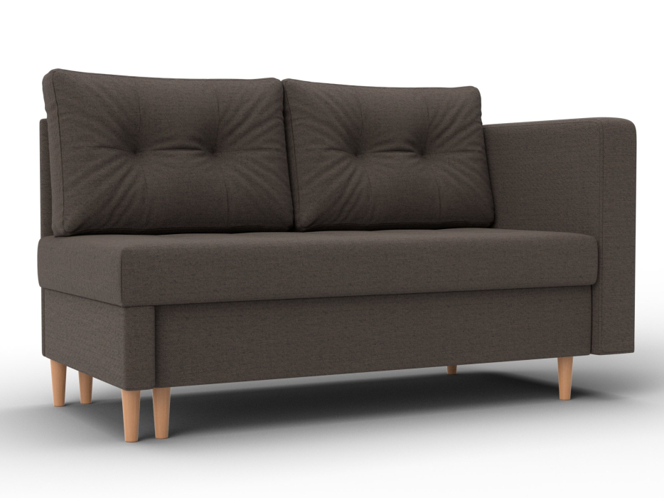 Маленькие спальные диваны, Кушетка Лига-098, рогожка Амур