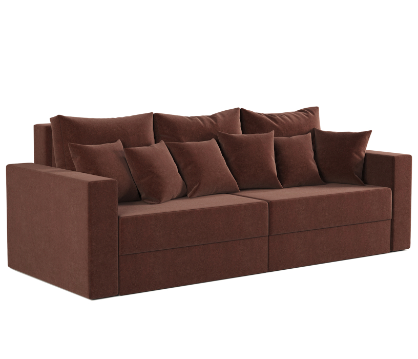 Диваны угловые в гостиную, Диван-кровать еврокнижка Мэдисон 160, велюр