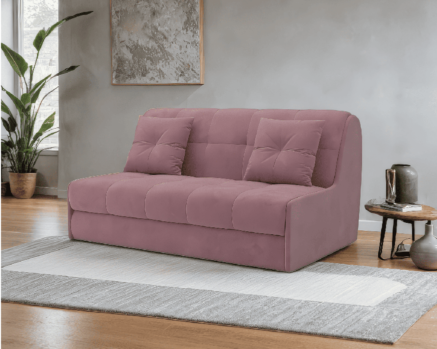 Диваны кровати со спальным местом, Диван прямой аккордеон Барон №2 (Велюр)