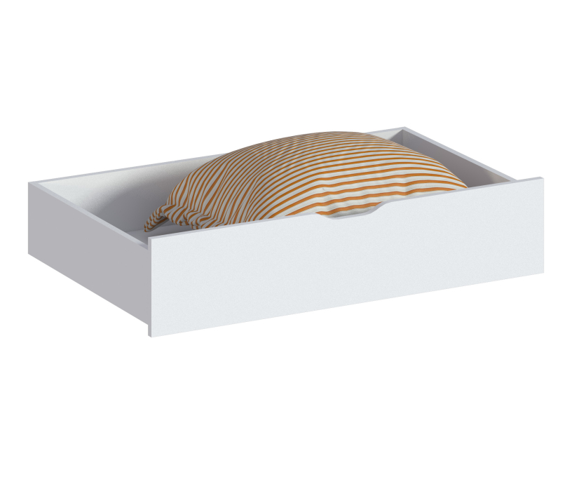 Кровати 160 см, Бруклин СБ-3356 Кровать Белый с ящиками выкатными СБ-3357