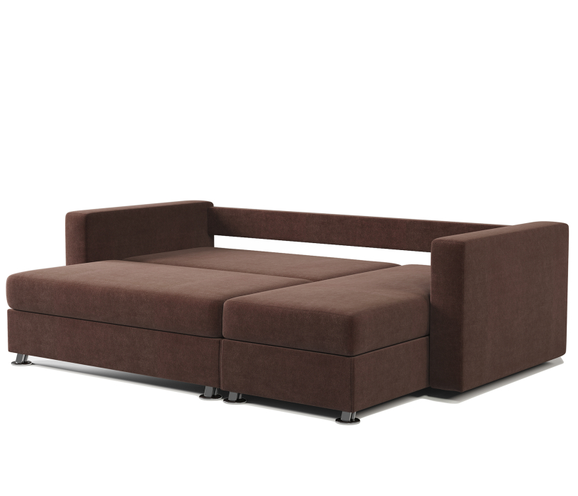 Диваны угловые в гостиную, Угловой диван Ария правый велюр