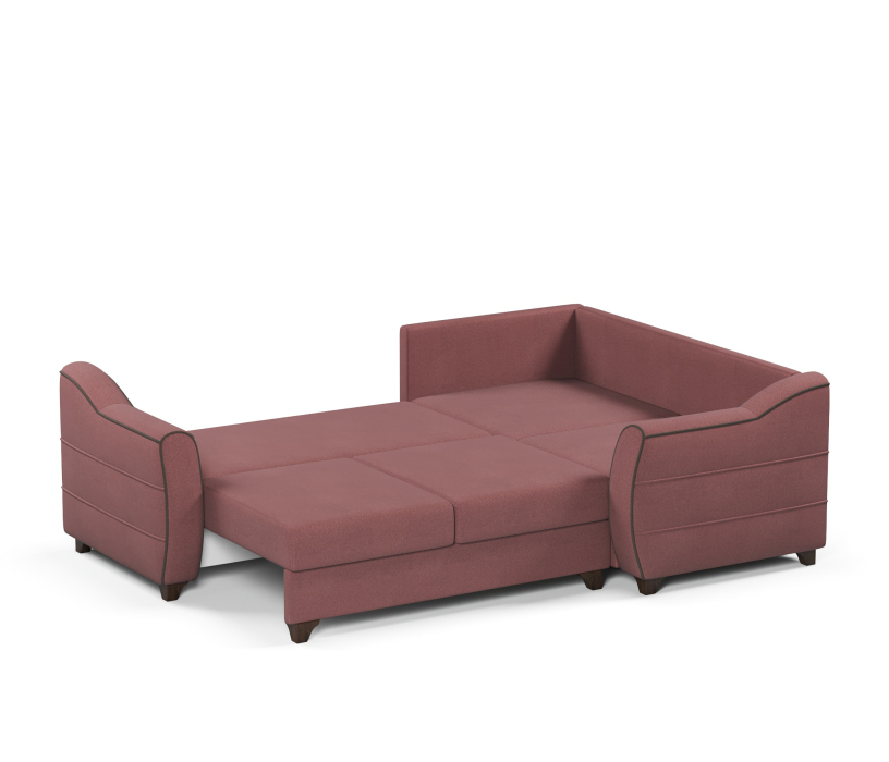 Диваны угловые в гостиную, Диван-кровать угловой Френсис еврокнижка, велюр