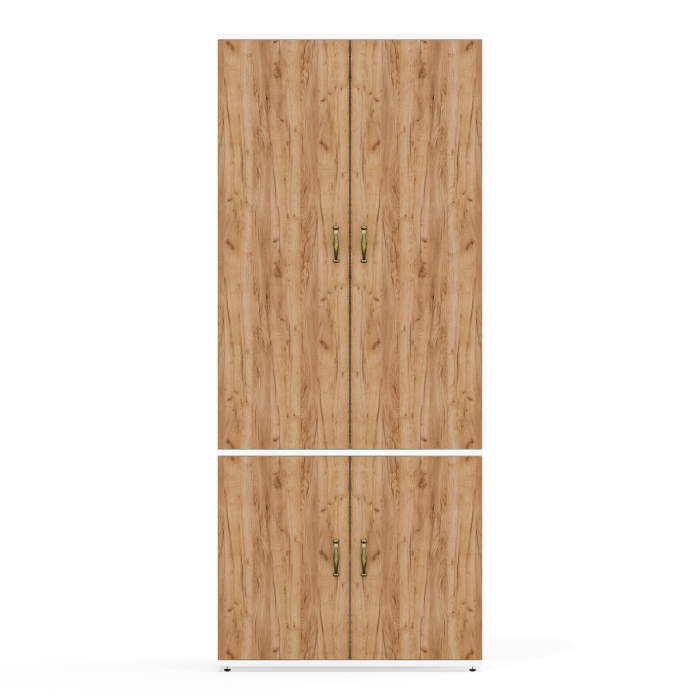 Для одежды, Шкаф с вешалкой для одежды и полками Лидер-8 МД 20Б