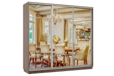 Шкафы-купе 3-х дверные, Шкаф-купе Премьер Лайт 60 (11;11;11) трехдверный