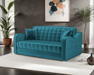 Диван аккордеон Барон №4 ППУ 155х200 Бархат