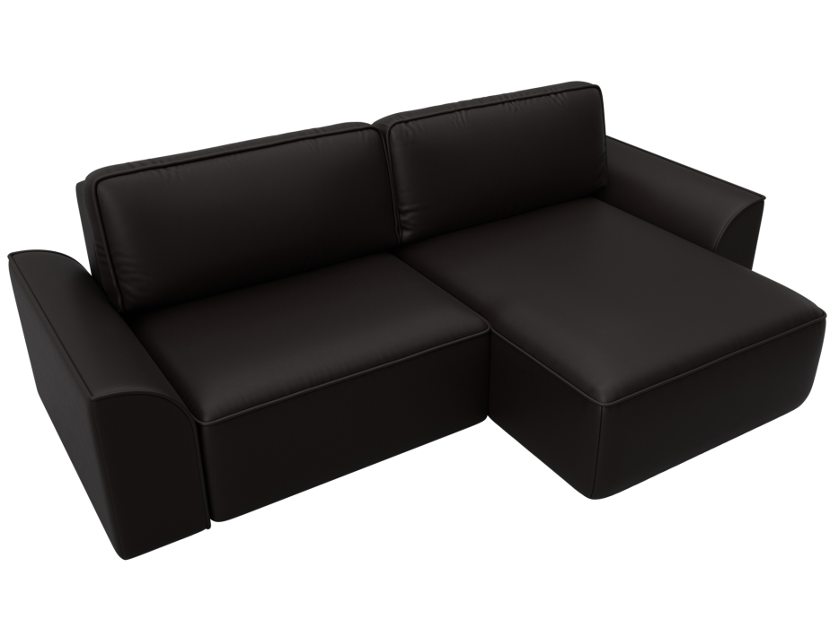 Диваны угловые в гостиную, Диван угловой Лига-048 НПБ, экокожа GRIFON