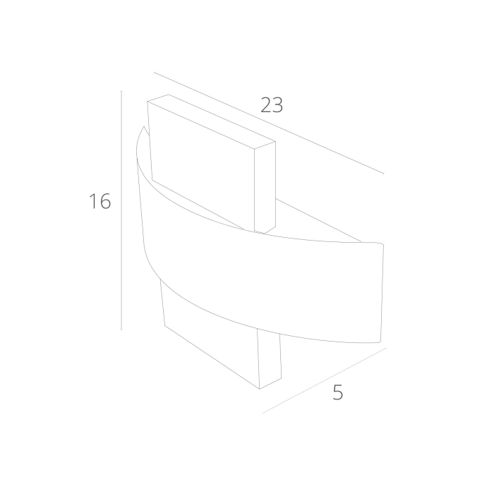 Бра, Настенный светильник CROCE