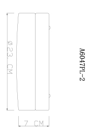 Потолочный светильник AQUA-TABLET 24см бронза