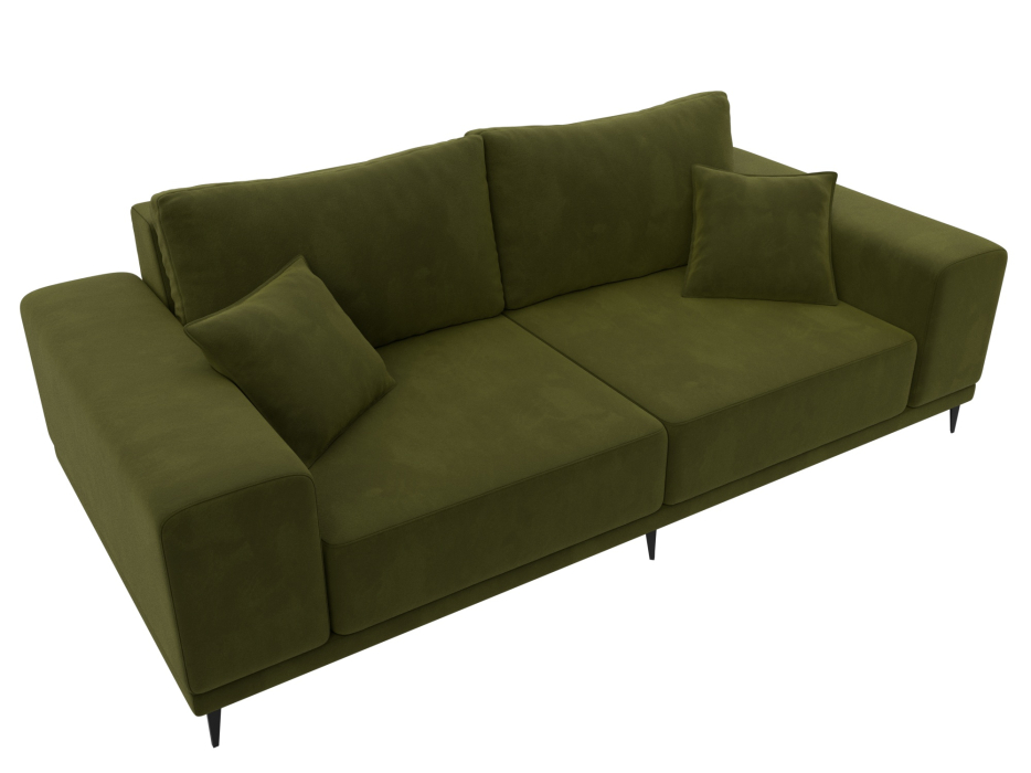 Диваны кровати со спальным местом, Прямой диван Льюес, микровельвет