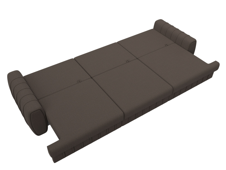 Диваны еврокнижки, Диван прямой Лига-057 НПБ Лонг, рогожка Амур