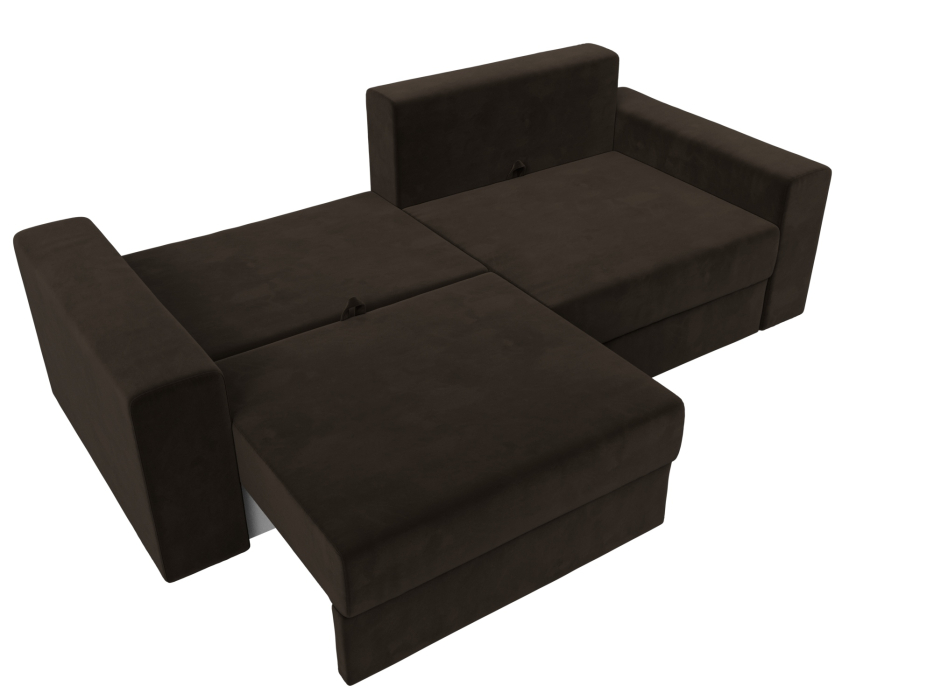 Диваны выкатные, Диван прямой Майами, микровельвет