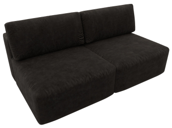 Диван прямой модульный Лига-060 НПБ, велюр BRUT