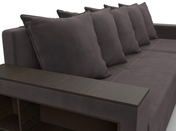 Диван угловой Дубай Лайт угол универсальный, велюр