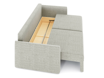 Диван-кровать еврокнижка пантограф Эрдинг, рогожка Люкс