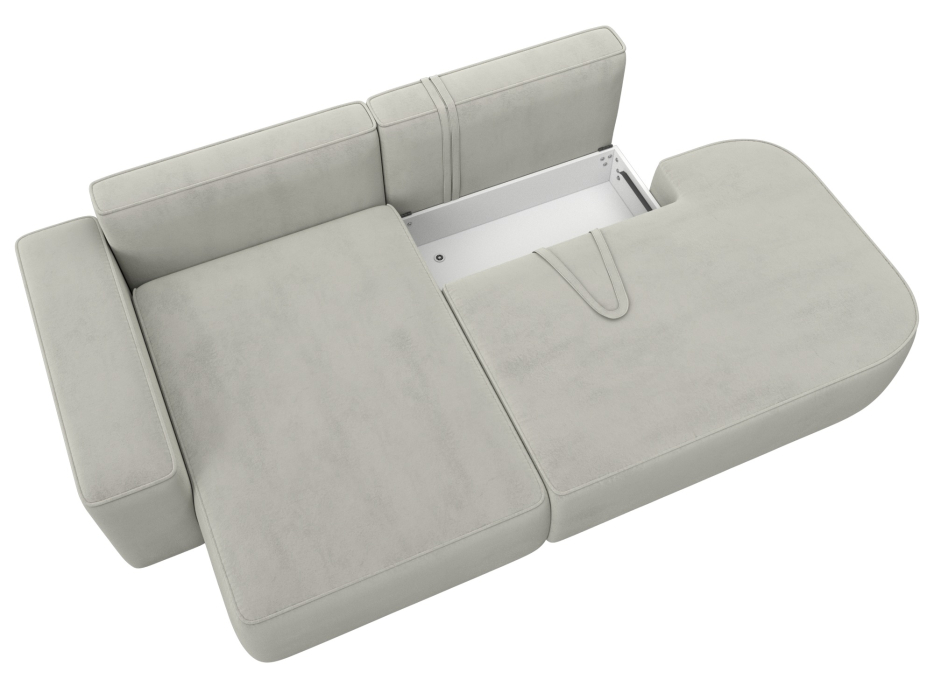 Диваны угловые в гостиную, Диван угловой Лига-065 угол левый, велюр TOWER