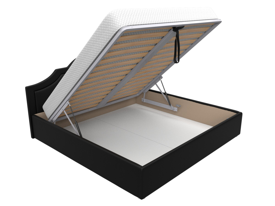 Мягкая кровать, Кровать интерьерная Афина 200, экокожа